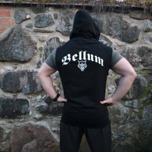 Ärmlös luvtröja (svart) från Bellum