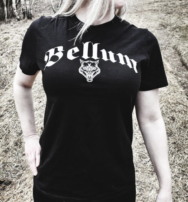 Bellum t-shirt svart kvinna